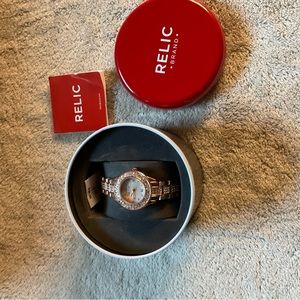 Relic Cubic Zirconia Watch